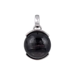 Hypersthen-Silberanhänger