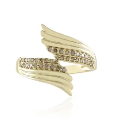 I2 Champagner-Diamant-Goldring (de Melo)