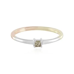 I2 Champagner-Diamant-Goldring