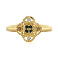 I3 Diamant-Silberring