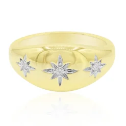 I1 (G) Brillant-Silberring