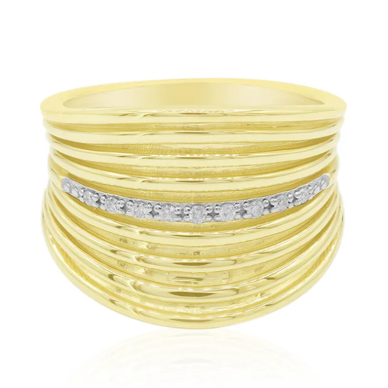 I1 (G) Brillant-Silberring