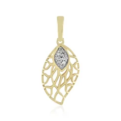 I2 (I) Diamant-Goldanhänger (Ornaments by de Melo)