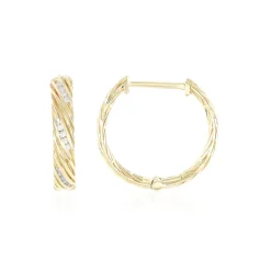 I1 (I) Diamant-Goldohrringe (Ornaments by de Melo)