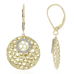 I2 (I) Diamant-Goldohrringe (Ornaments by de Melo)