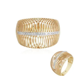 I1 (I) Diamant-Goldring (Ornaments by de Melo)