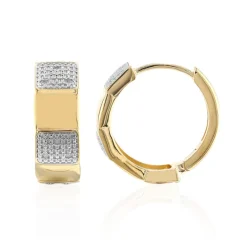 I3 (I) Diamant-Silberohrringe