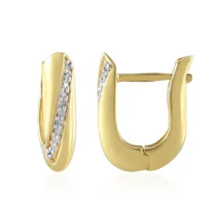 I2 (I) Diamant-Silberohrringe