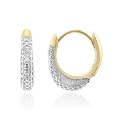 I3 (I) Diamant-Silberohrringe