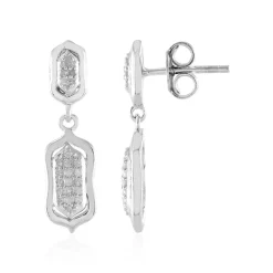 I2 (I) Diamant-Silberohrringe