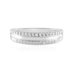 I2 (I) Diamant-Silberring