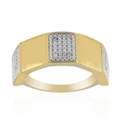 I3 (I) Diamant-Silberring