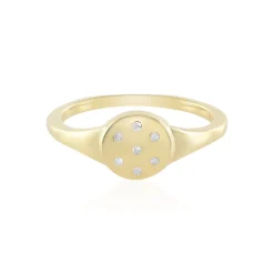 I2 (I) Diamant-Silberring