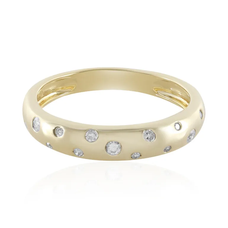 I2 (I) Diamant-Silberring