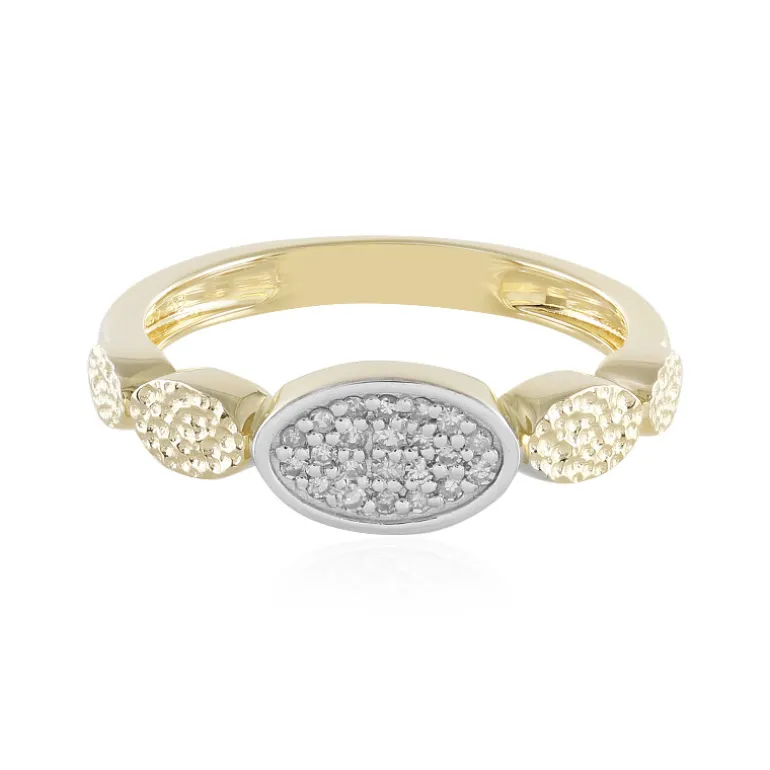 I2 (I) Diamant-Silberring