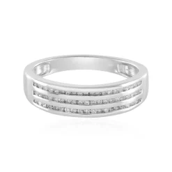 I2 (I) Diamant-Silberring