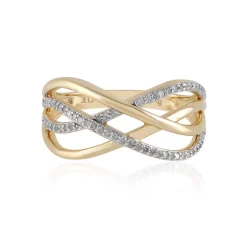 I2 (J) Diamant-Silberring