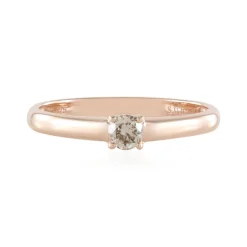 I1 Schokoladen-Brillant-Goldring (SUHANA)