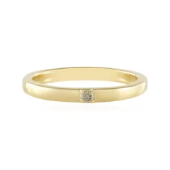 I2 Schokoladen-Brillant-Silberring