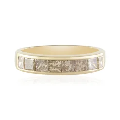 I3 Schokoladen-Diamant-Goldring