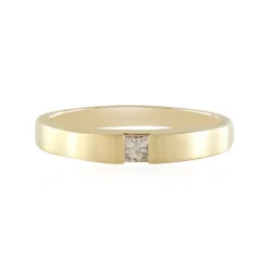 I2 Schokoladen-Diamant-Silberring