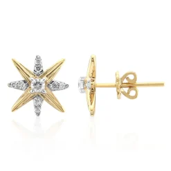 IF (D) Brillant-Goldohrringe