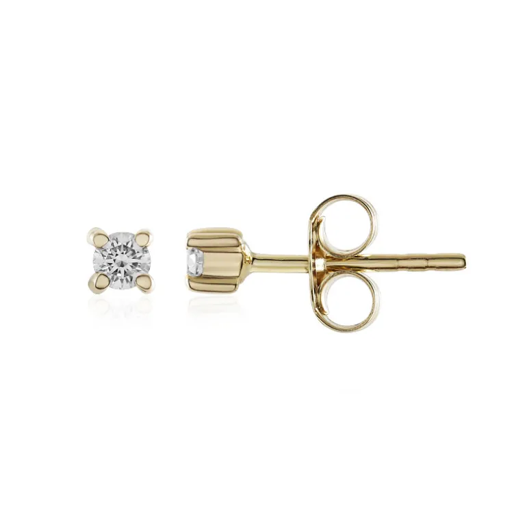 IF (G) Brillant-Goldohrringe