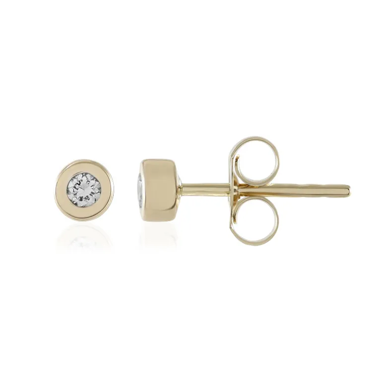IF (G) Brillant-Goldohrringe (de Melo)
