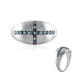 Indigolith-Goldring (KM by Juwelo)