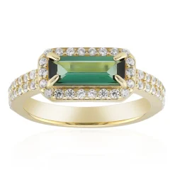 Indigolith-Silberring (Adela Silber)