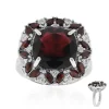 Indischer Granat-Silberring
