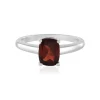 Indischer Granat-Silberring