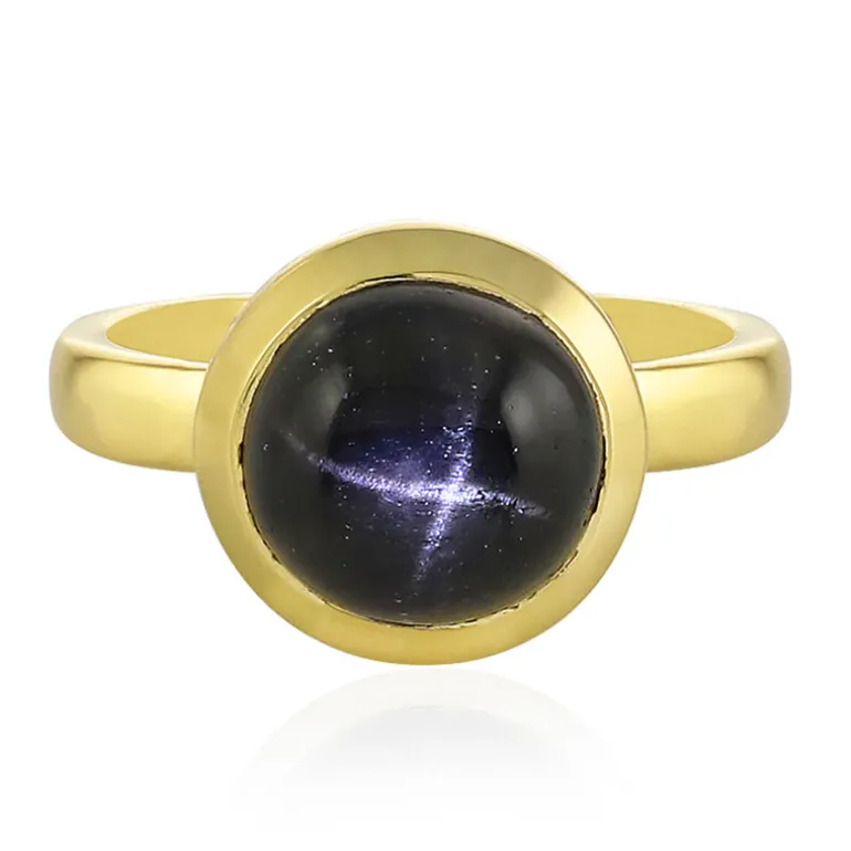 Indischer Stern-Diopsid-Silberring