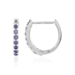 Iolith-Silberohrringe