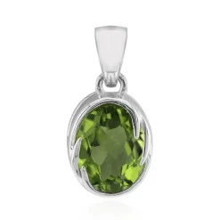 Jilin-Peridot-Silberanhänger (Pallanova)