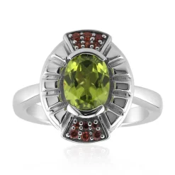 Jilin-Peridot-Silberring (Remy Rotenier)