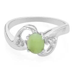 Kaiserlicher Chrysopras-Silberring