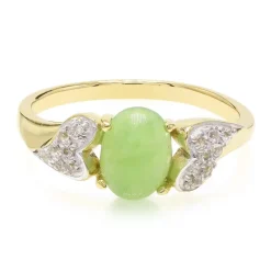 Kaiserlicher Chrysopras-Silberring