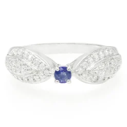 Kanchanaburi-Saphir-Silberring