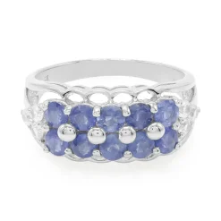 Kanchanaburi-Saphir-Silberring