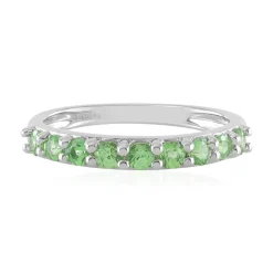 Kenianischer Tsavorit-Silberring