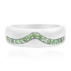 Kenianischer Tsavorit-Silberring