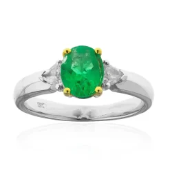 Kolumbianischer Smaragd-Goldring (CIRARI)