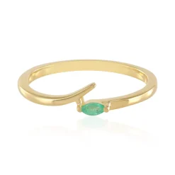 Kolumbianischer Smaragd-Silberring