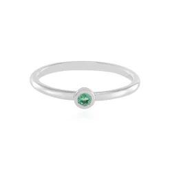 Kolumbianischer Smaragd-Silberring