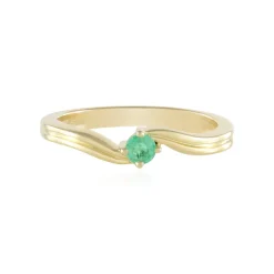 Kolumbianischer Smaragd-Silberring