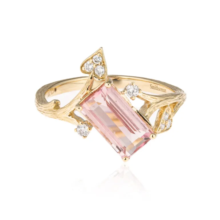 Kongo-Neon-Turmalin-Goldring (Smithsonian)