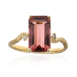 Kongo-Neon-Turmalin-Goldring (Smithsonian)