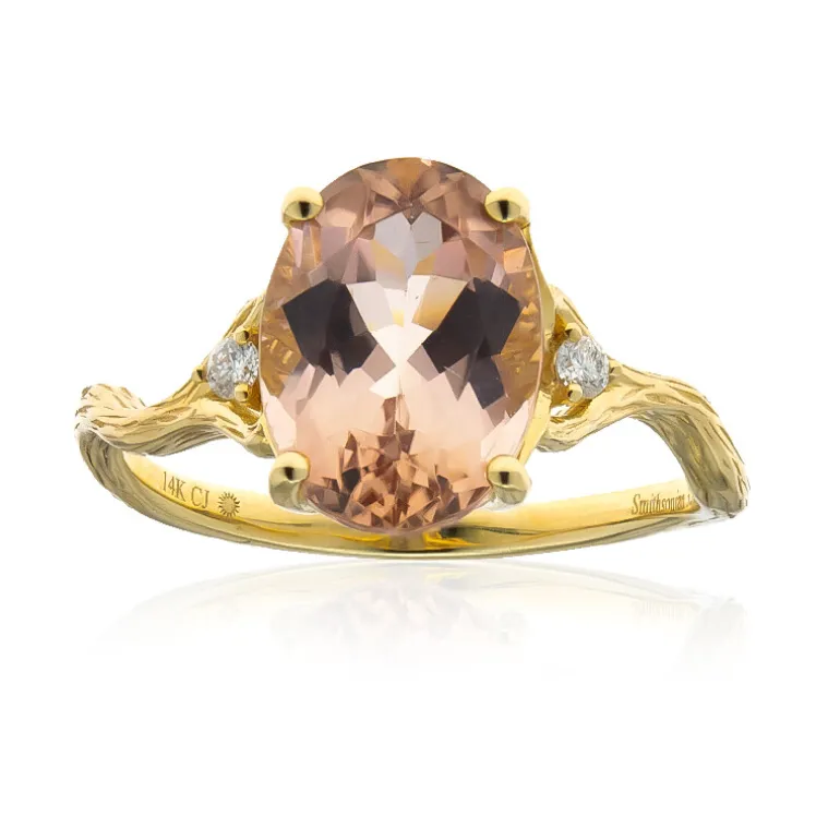 Kongo-Neon-Turmalin-Goldring (Smithsonian)