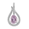 Kunzit-Silberanhänger